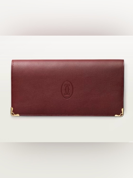 Cartier Handbags - “Must de Cartier” Burgundy leather | Vintage